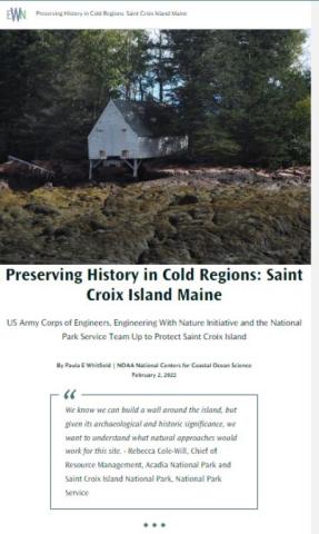 Preserving History in Cold Regions-Saint Croix Island Maine.jpg